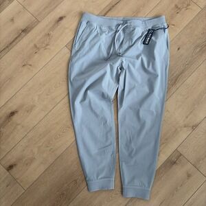 Rhoback Men's Sz 3XL Delta Performance Joggers The Marathons Solid Thunder Grey